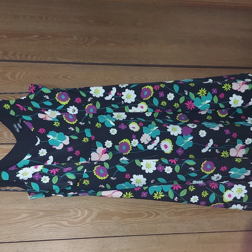 City chic L floral dress